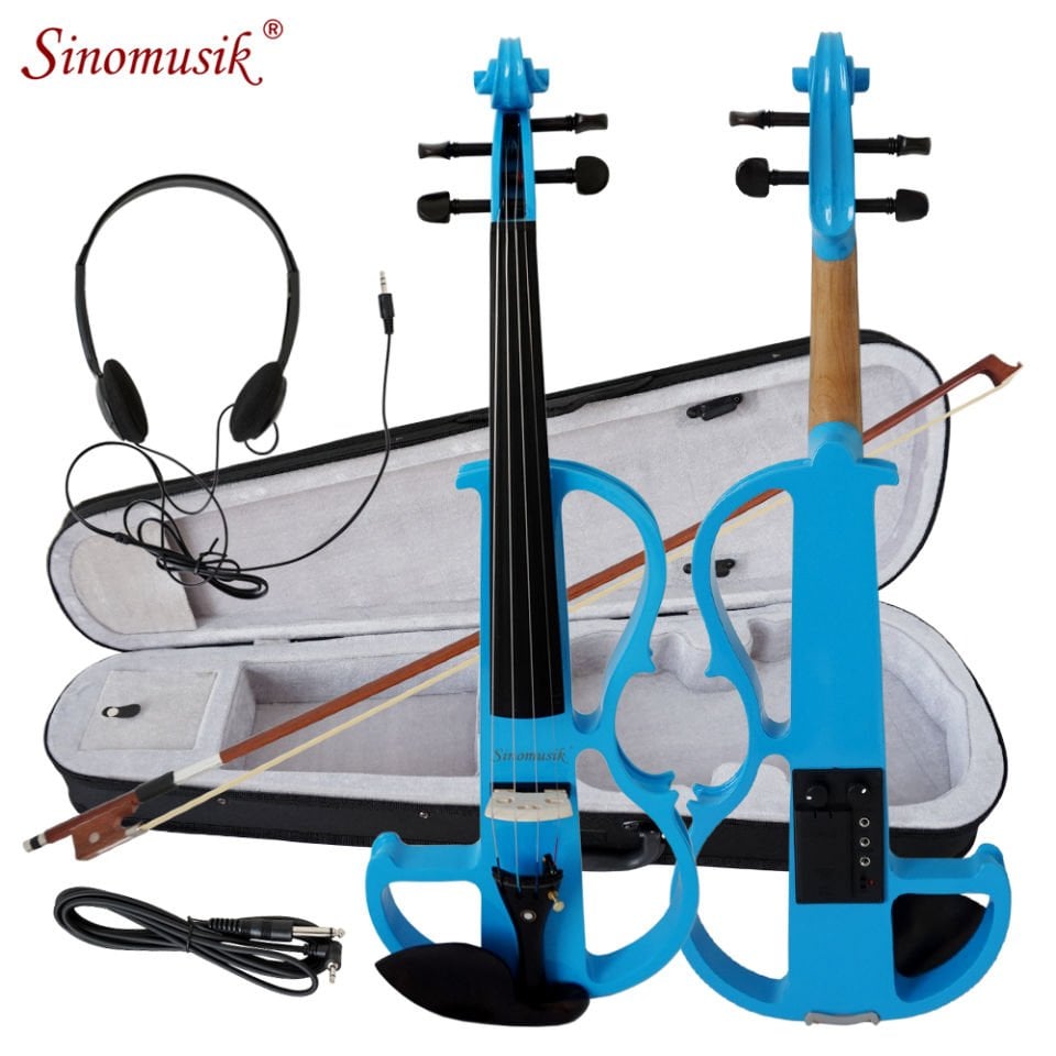 Sinomusik EVH005 Mavi Elektro Keman