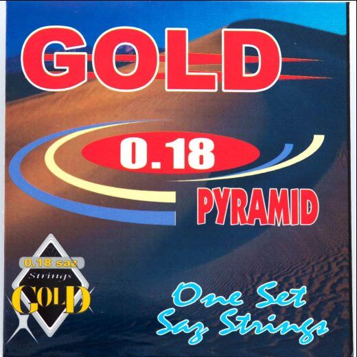 Gold 0,18 Pyramid Kısa Sap Bağlama Teli