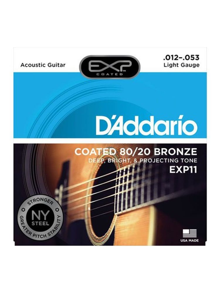 D'addario EXP11 Akustik Gitar Takım Tel (012-053)