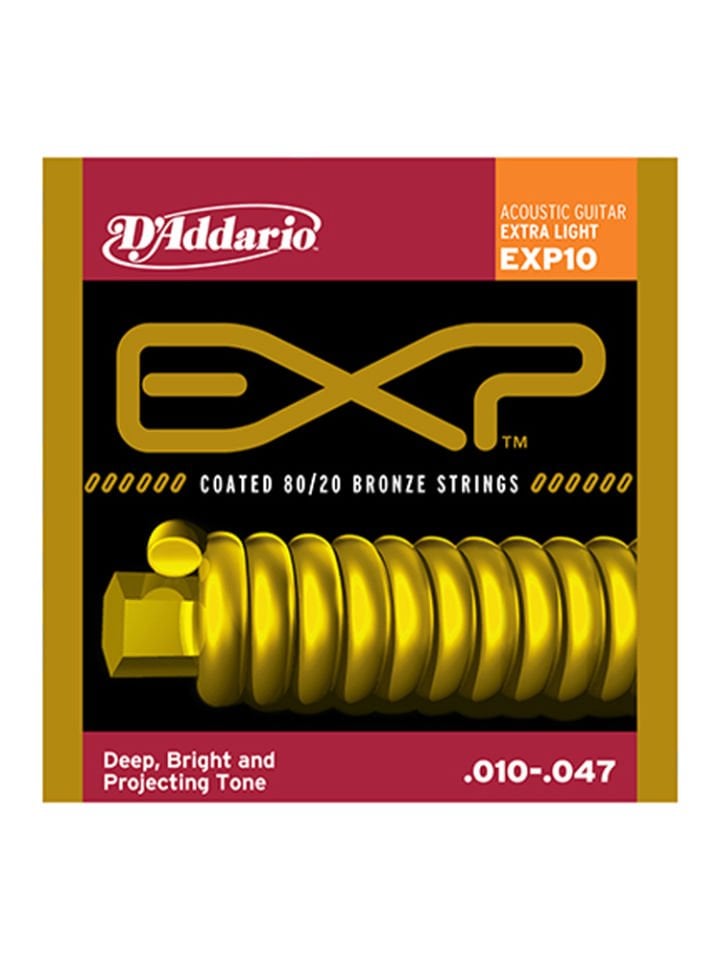 D'addario EXP10 Akustik Gitar Takım Tel (010-047)