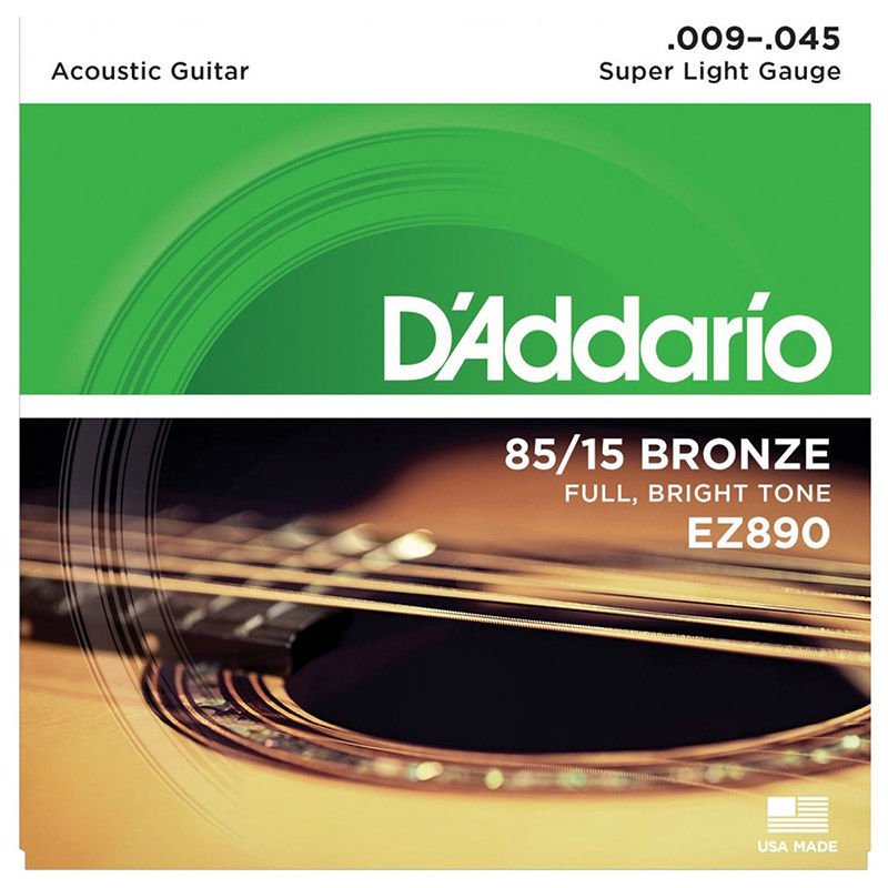 D'addario EZ890 Akustik Gitar Takım Tel (009-045)