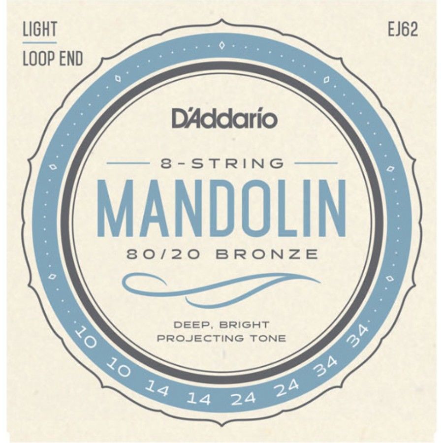 D'addario EJ62 Mandolin Teli