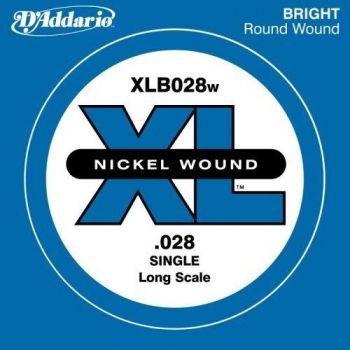 D'addario XL XLB028W  Bas Gitar Tek Tel