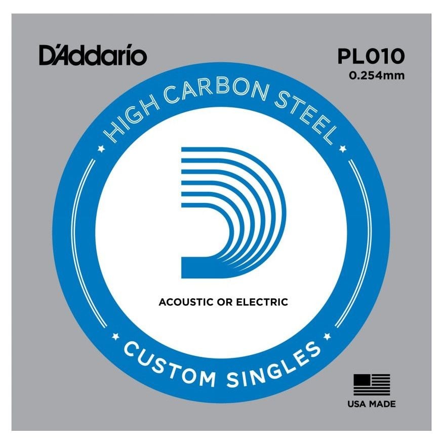 D'Addario PL010 Elektro & Akustik Tek Tel