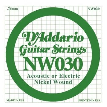 D'Addario NW030 Elektro & Akustik Tek Tel