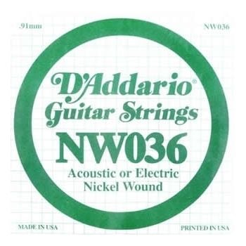 D'Addario NW036 Elektro & Akustik Tek Tel