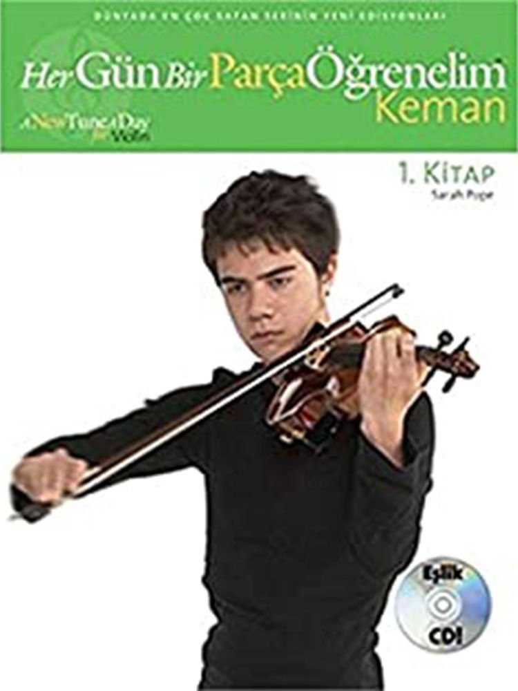 Sarah Pope-Her Gün Bir Parça Öğrenelim Keman 1. Kitap