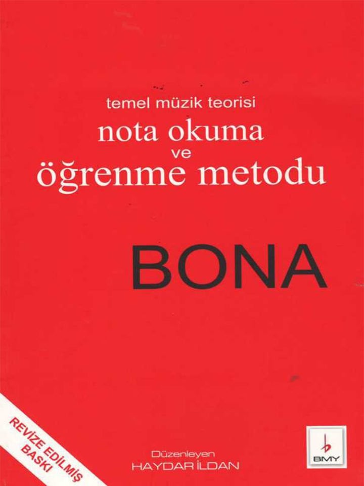 Haydar İldan-Temel Müzik Teorisi Nota Okuma ve Öğrenme Metodu Bona