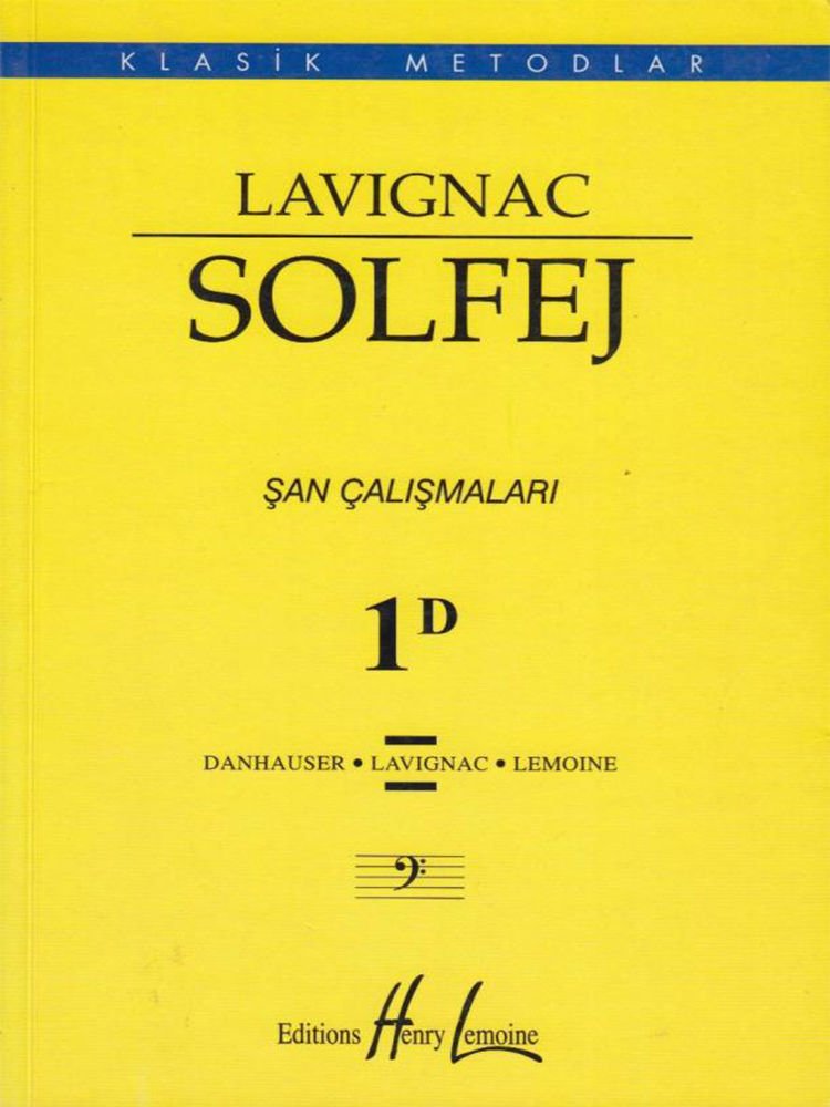Lavignac Solfej Şan Çalışmaları 1D