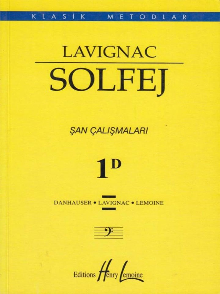 Lavignac Solfej Şan Çalışmaları 1D