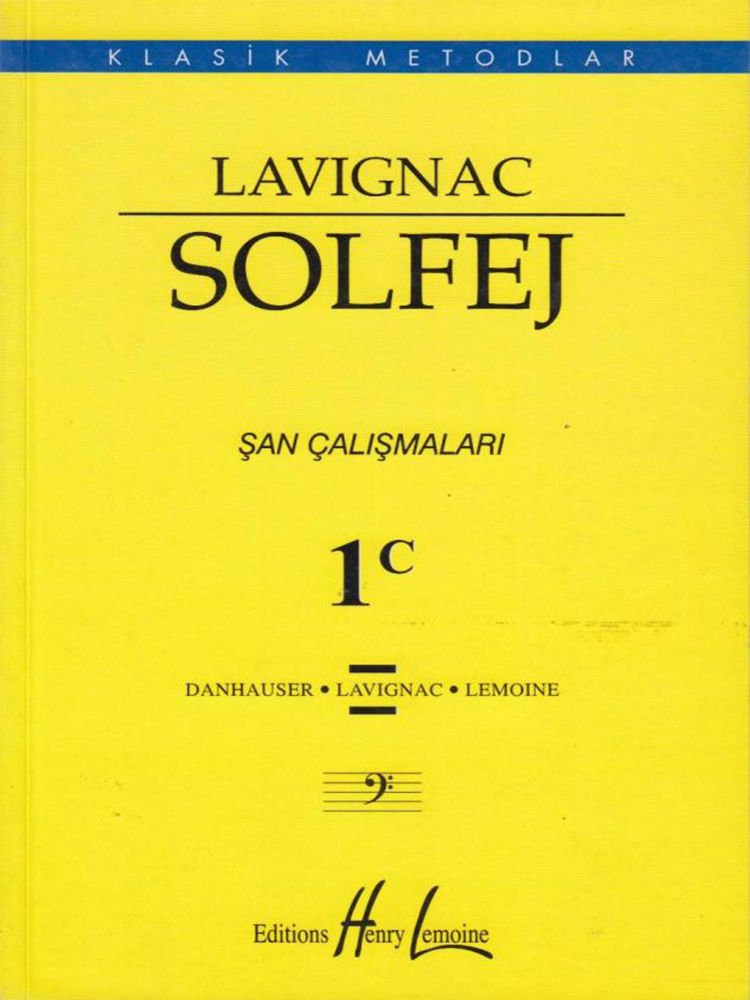 Lavignac Solfej Şan Çalışmaları 1C