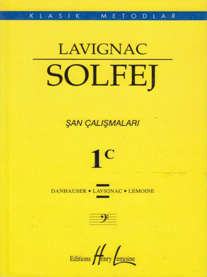 Lavignac Solfej Şan Çalışmaları 1C