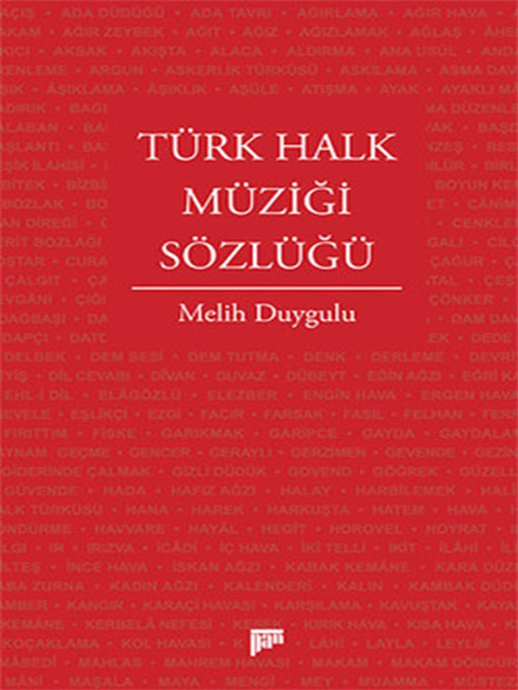 Melih Duygulu-Türk Halk Müziği Sözlüğü